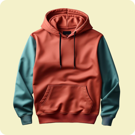 Copper Blaze Casual Hoodie